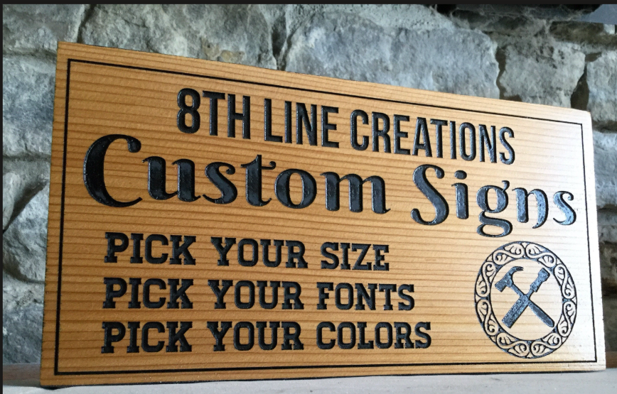Premium Laser Engraved Signs